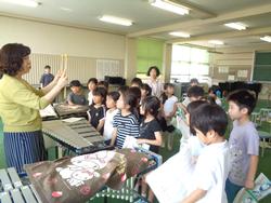 1年生音楽の授業