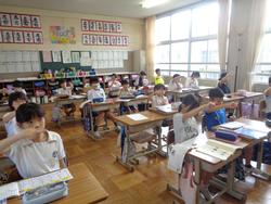 4年生国語の授業
