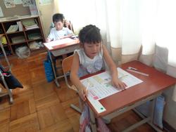 1年生国語のテスト