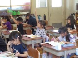 1年生国語の授業
