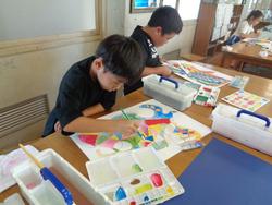 3年生図工の授業