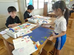 3年生図工の授業