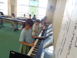 2年生音楽の授業