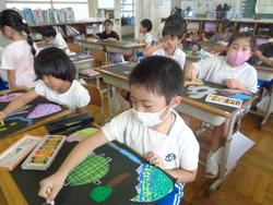 2年生図工の授業