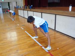 6年生体育の授業