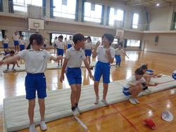 6年生体育の授業