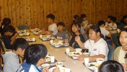 夕食