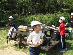 野外炊飯