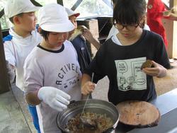 野外炊飯