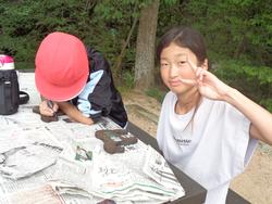 焼き板絵付け