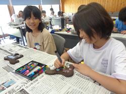 焼き板絵付け