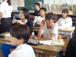教育実習生研究授業（6年生）