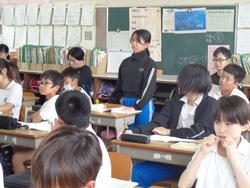 教育実習生研究授業（6年生）