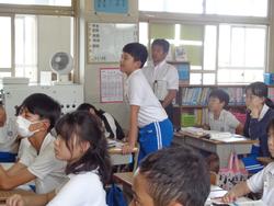 教育実習生研究授業（6年生）