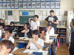 教育実習生研究授業（6年生）
