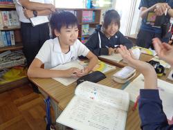 教育実習生研究授業（6年生）