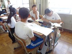 教育実習生研究授業（6年生）