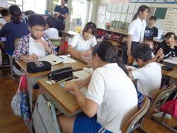 教育実習生研究授業（6年生）