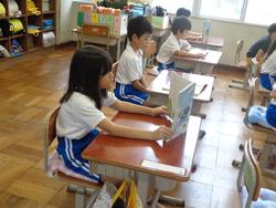 1年生国語の授業
