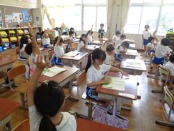 1年生国語の授業