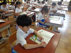 1年生国語の授業