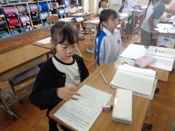 2年生国語の授業
