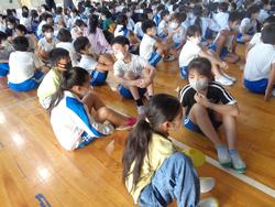 じんけん集会の様子