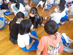 じんけん集会の様子