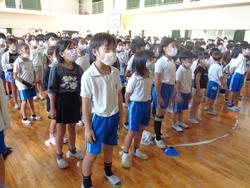じんけん集会の様子