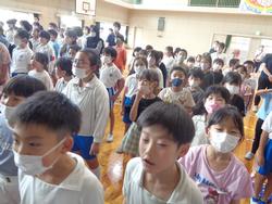 じんけん集会の様子