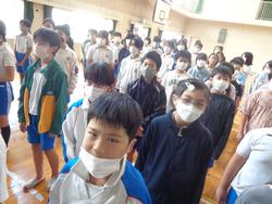 じんけん集会の様子