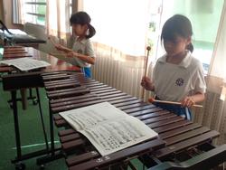 1年生音楽の授業