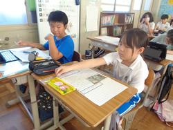4年生国語と社会の授業