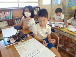 4年生国語と社会の授業