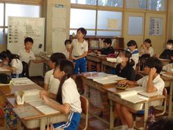 4年生国語の授業