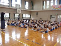 4年生音楽会の練習