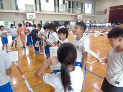 4年生音楽会の練習
