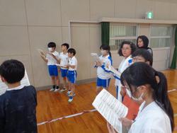 4年生音楽会の練習