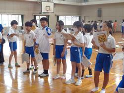4年生音楽会の練習