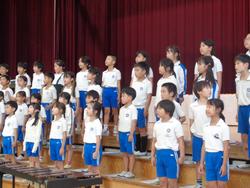 2年生音楽会の練習