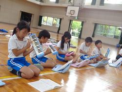 2年生音楽会の練習