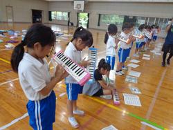 1年生音楽の授業