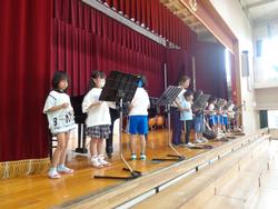 1年生音楽の授業
