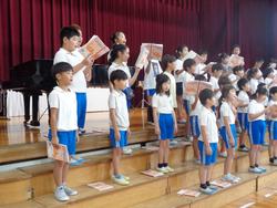 3年生音楽会の練習