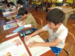 1年生道徳の授業