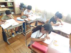 1年生道徳の授業