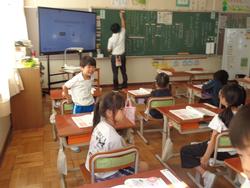 1年生道徳の授業