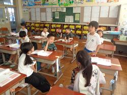 1年生道徳の授業