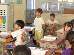 1年生道徳の授業