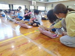 4年生音楽会の練習